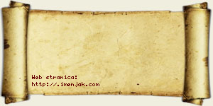 Irina Brošković vizit kartica